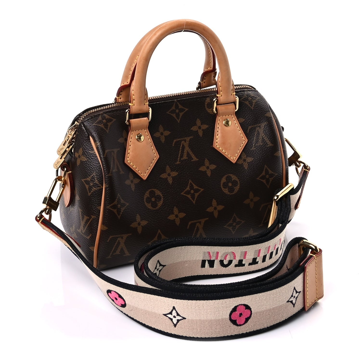 Louis Vuitton Monogram Speedy Bandouliere 20  Black 2 of 7