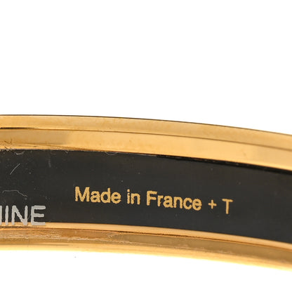 Hermes Enamel Printed Narrow Caleche Bracelet 65 Rouge De Chine 5 of 5