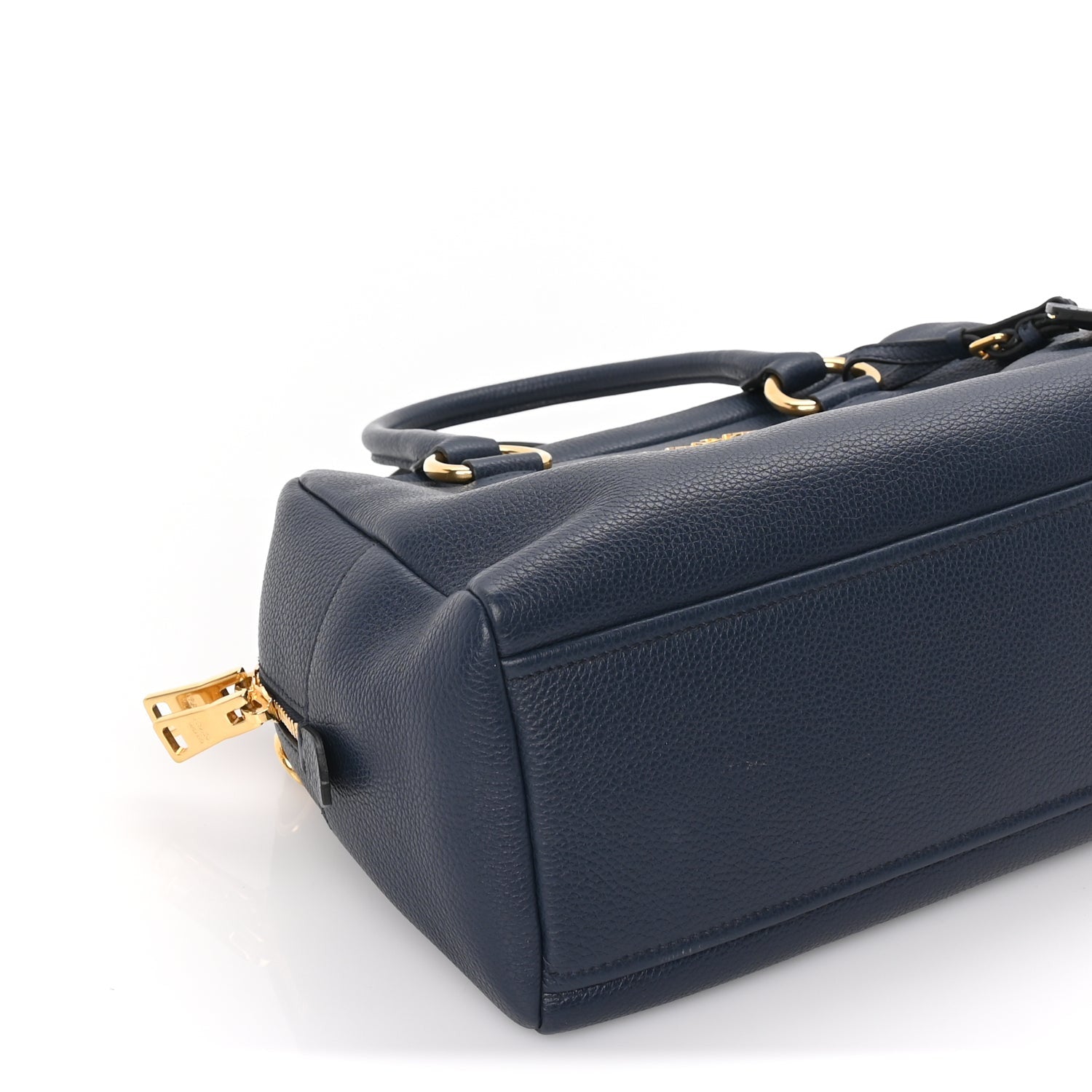 Prada Vitello Phenix Bauletto  Baltico 7 of 8