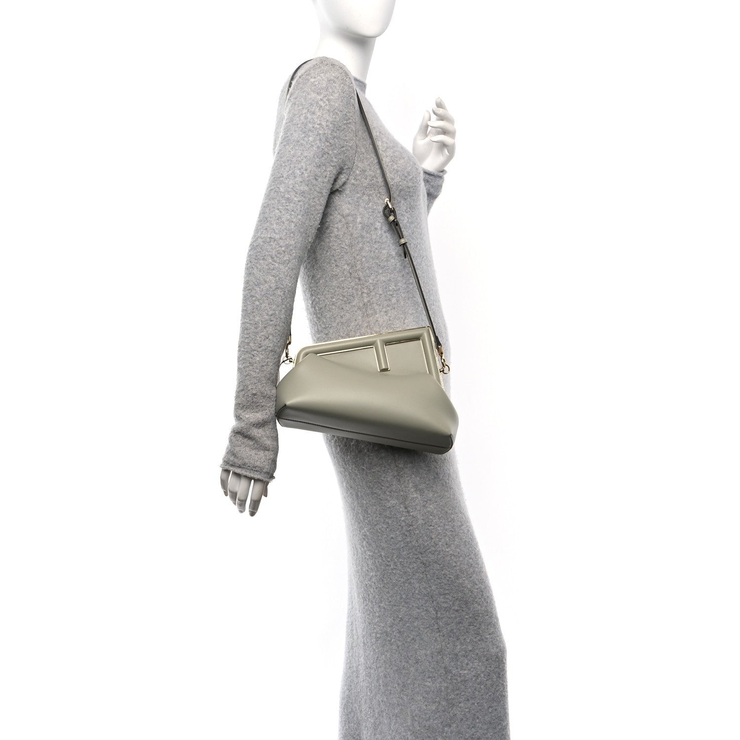 Fendi Shiny Nappa Midi First Green Tea 2 of 7