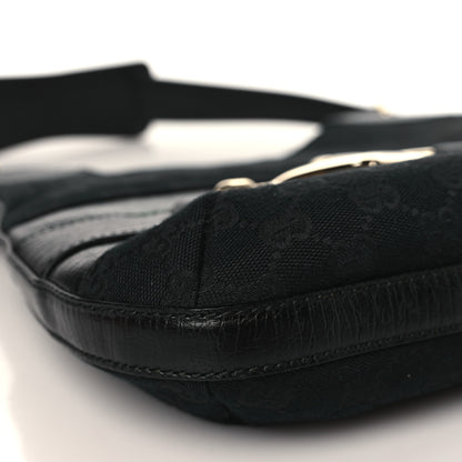 Gucci Monogram Web Hasler Hobo Black 8 of 9