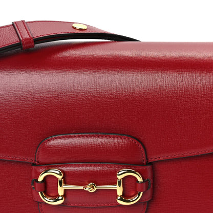 Gucci Azalea Calfskin Horsebit 1955 Shoulder Bag  New Cherry Red 6 of 8