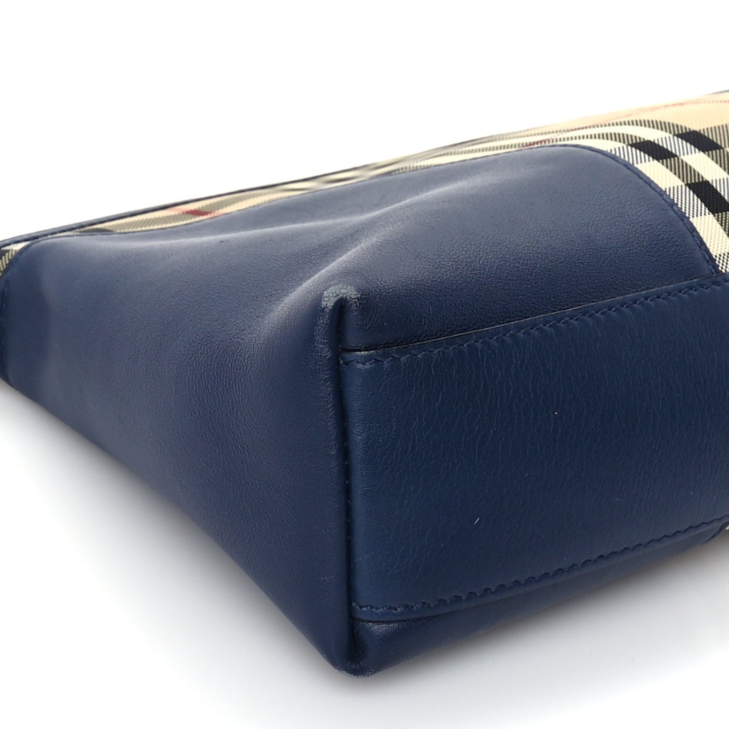 Horseferry Check Small Chichester Crossbody Clutch Bag Blue
