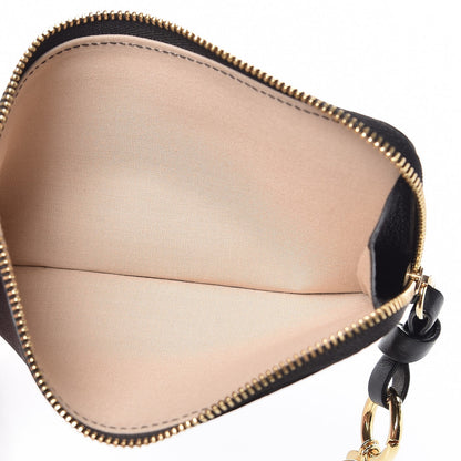 Chloe Calfskin Alphabet Purse Wallet Black 5 of 8