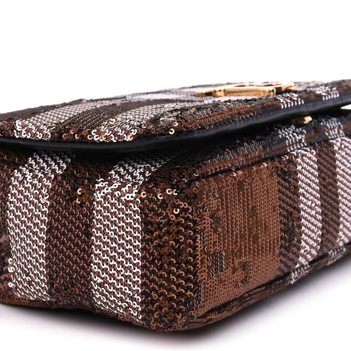 Sequin Small Lola Bag  Dark Birch
