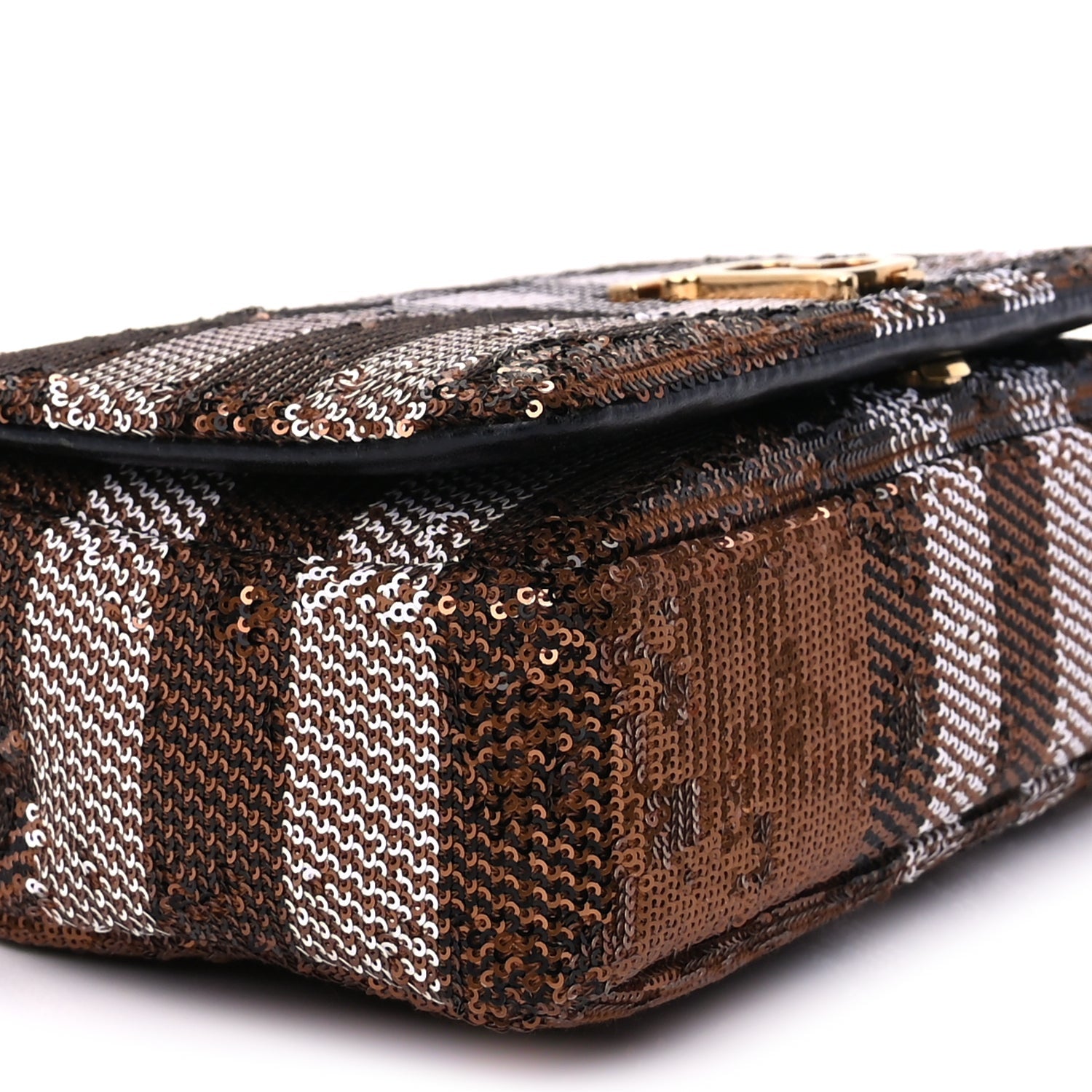 Burberry Sequin Small Lola Bag  Dark Birch 7 of 8