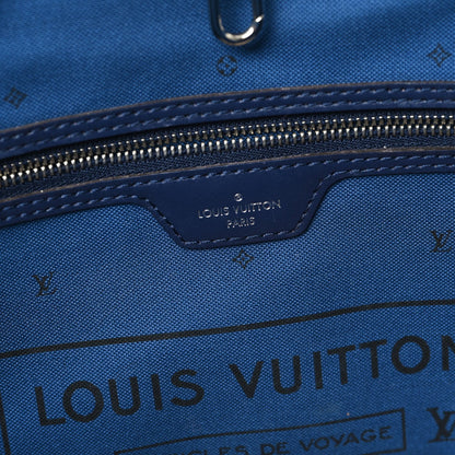 Louis Vuitton Monogram Escale Neverfull MM Blue 6 of 7