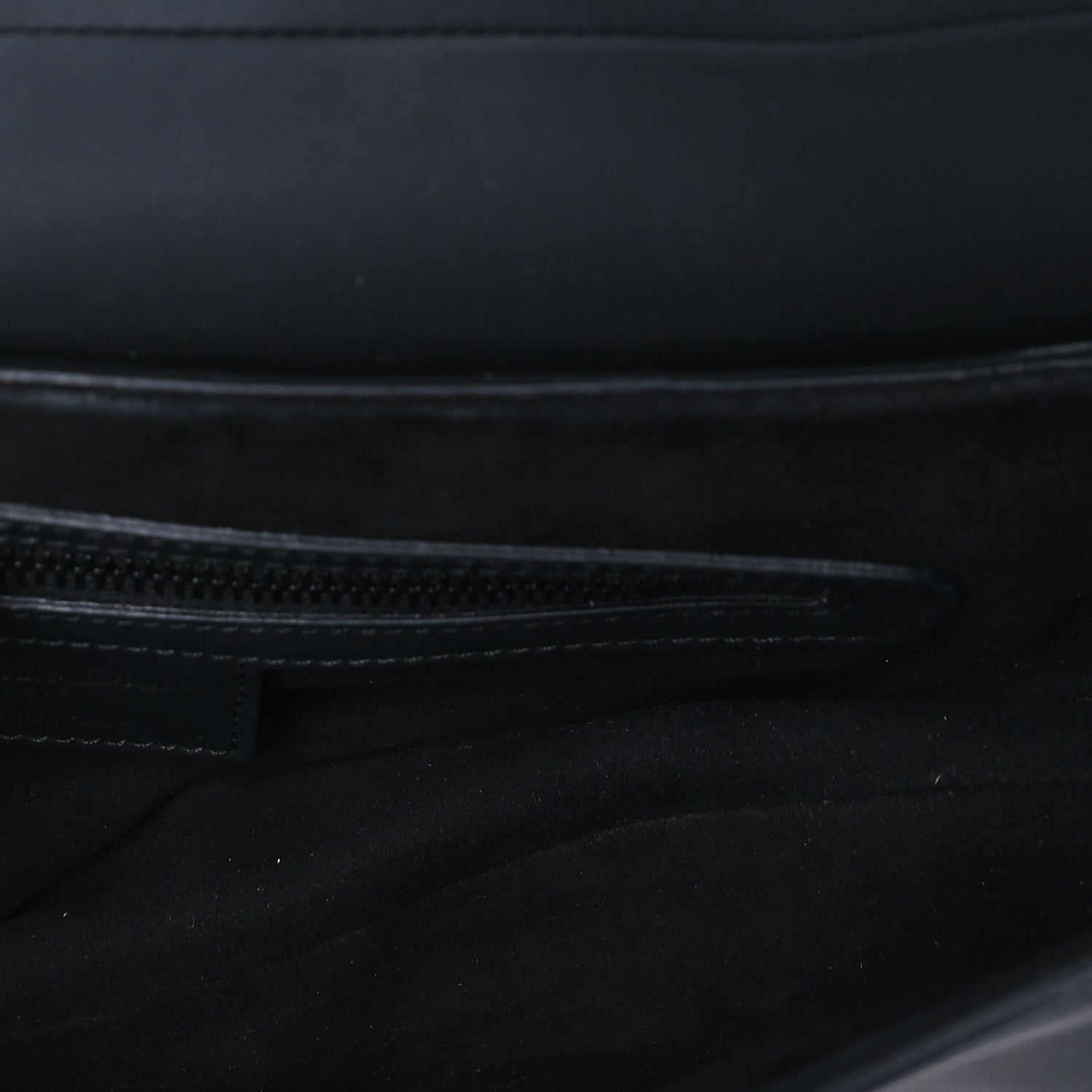 Christian Dior Ultra Matte Calfskin Saddle Bag Black 4 of 7