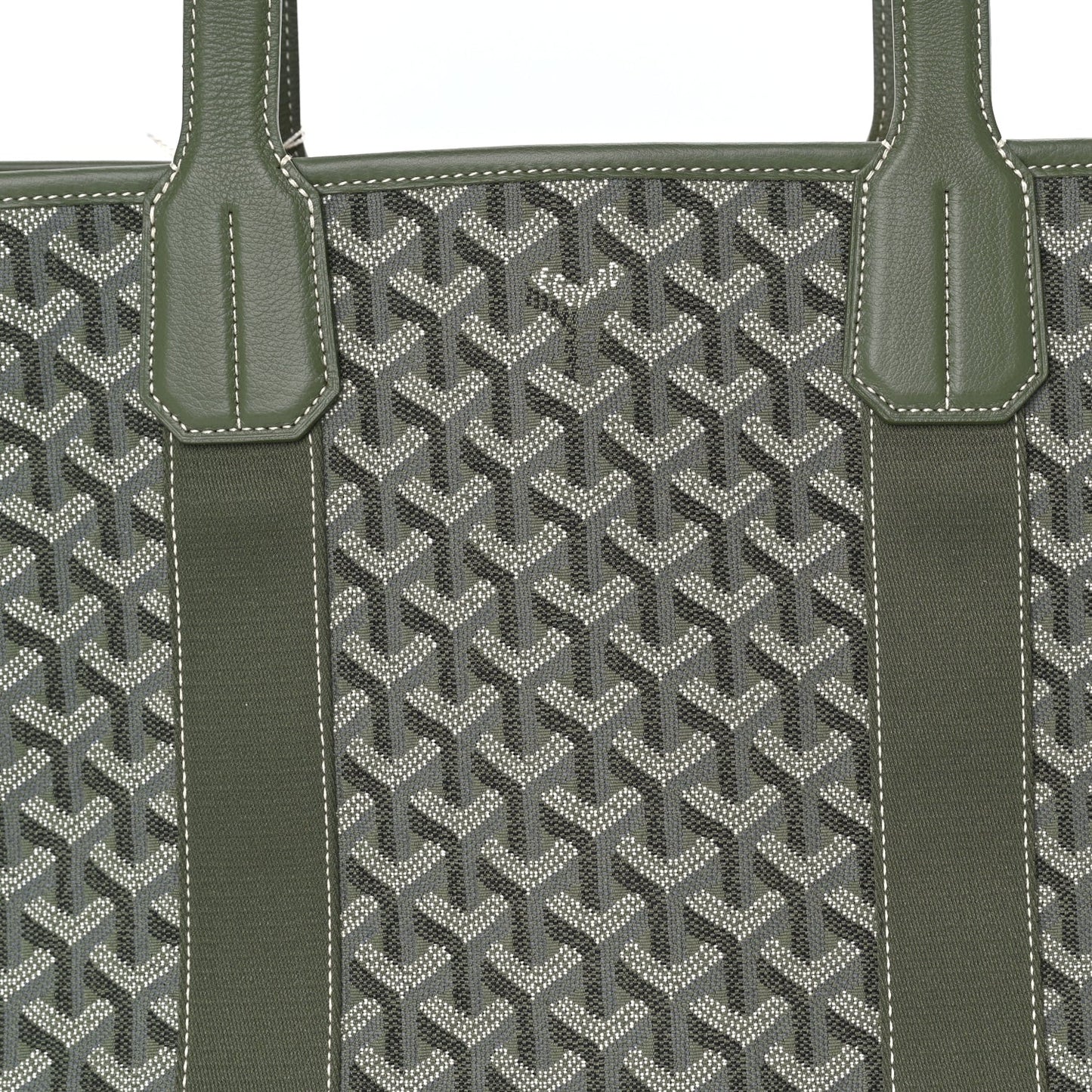 Jacquard Villette MM Tote  Khaki