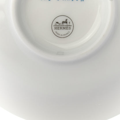 Hermes Porcelain Walk In The Garden Soy Dish Set of 2 8 of 8