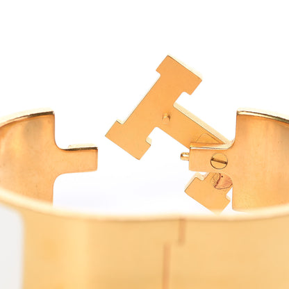 Hermes Enamel Wide Clic Clac H Bracelet PM Craie 4 of 9