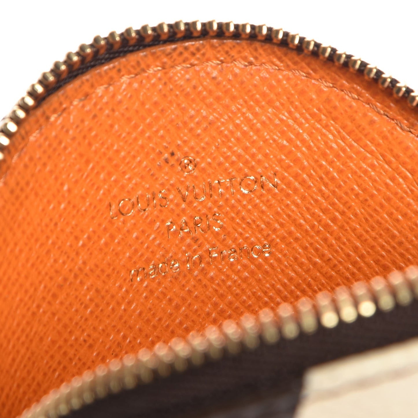 Monogram Groom Round Coin Purse