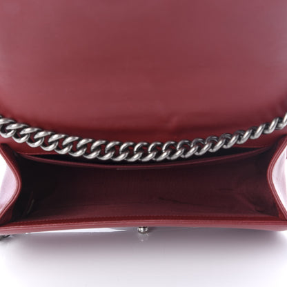 Chanel Lambskin Quilted Medium Boy Flap Dark Red 4 of 10