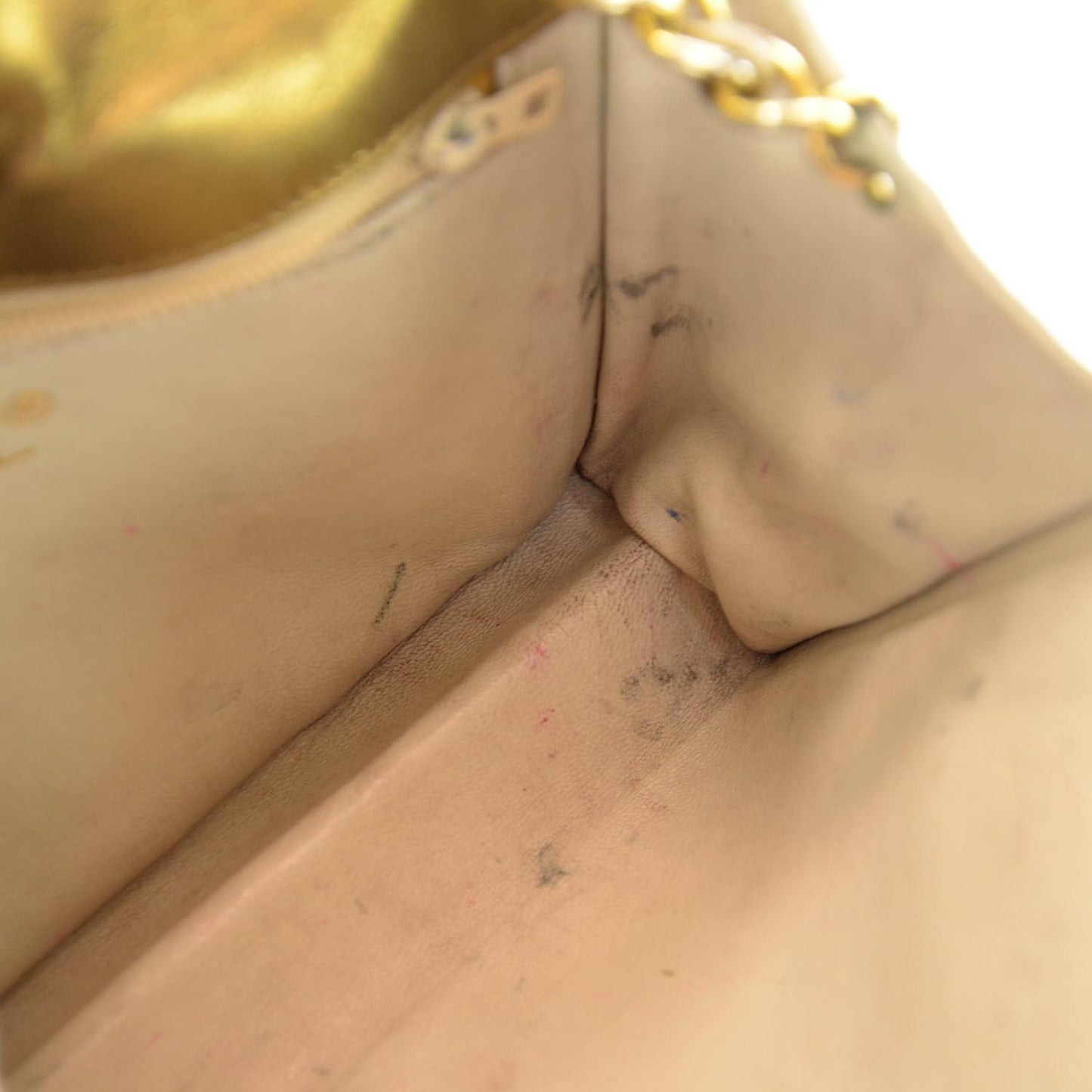 Lambskin Tassel Flap Bag Metallic