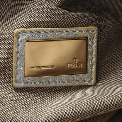 Fendi Nappa Nuvolata Bimetal Spy Oro Argento 6 of 9