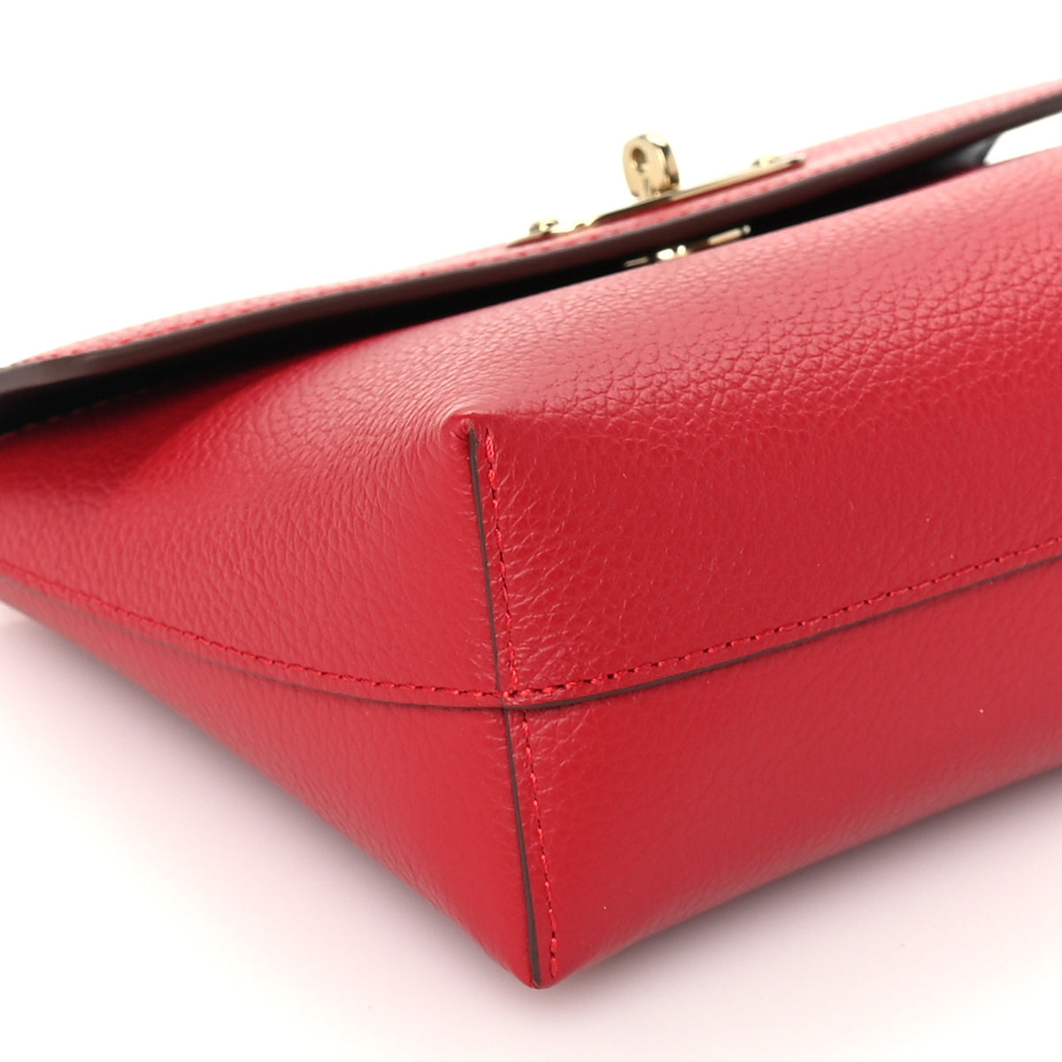 Mulberry Classic Grain Calfskin Darley Cosmetic Pouch Red 7 of 8