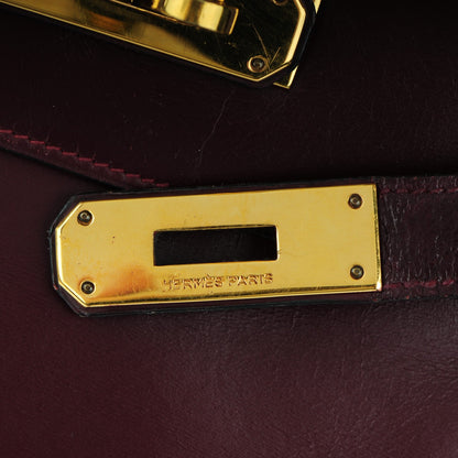 Hermes Box Kelly Retourne 28 Rouge H 11 of 29