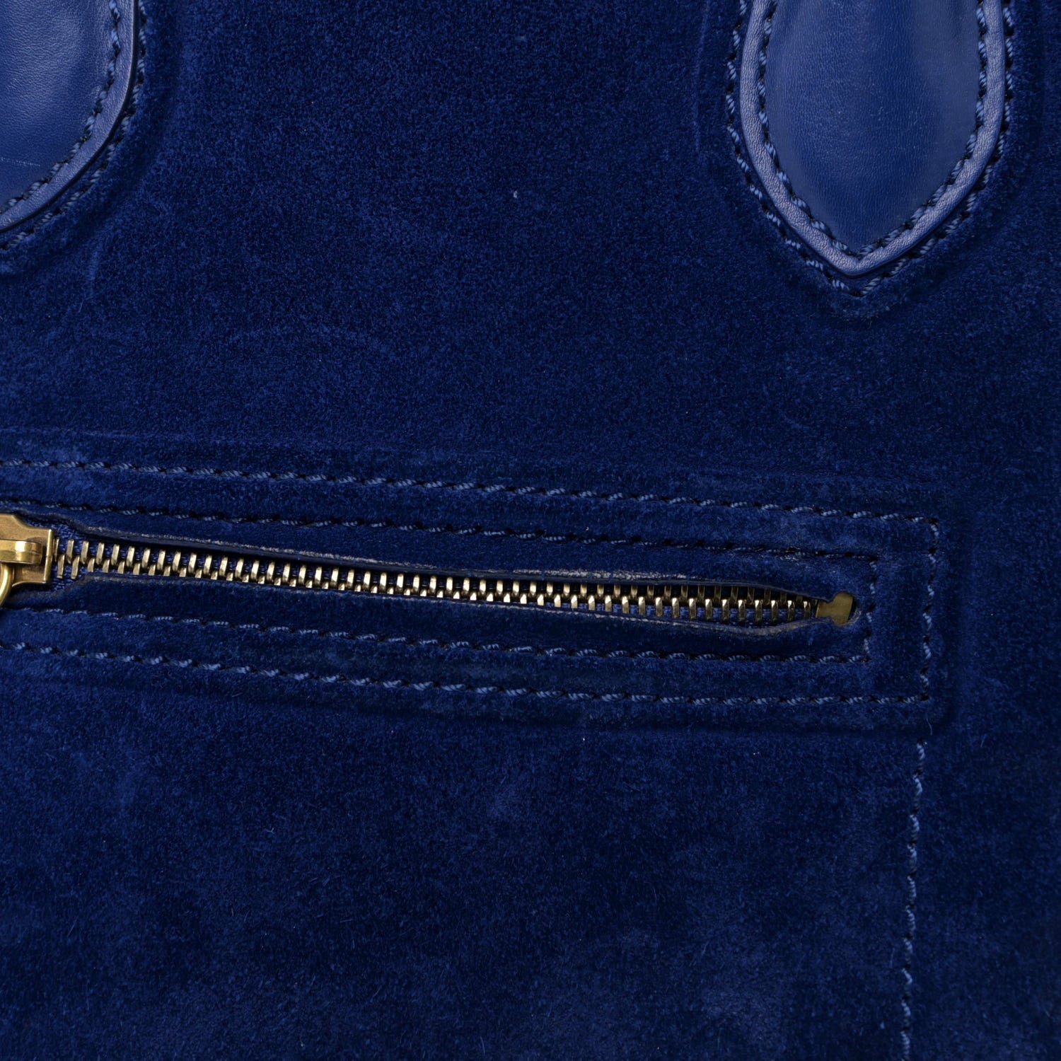 Celine Suede Medium Phantom Luggage Royal Blue 21 of 32