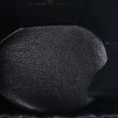 Chanel Lambskin Quilted Afternoon Tea Top Handle Vanity Case With Chain  Black 4 of 8