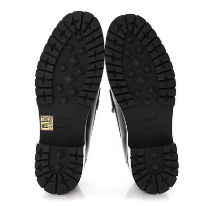 Hermes Calfskin Ivy Loafer 38 Black 6 of 7