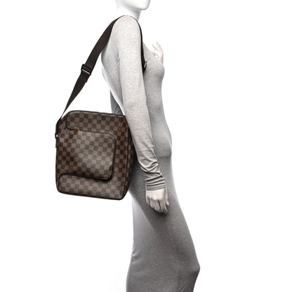 Louis Vuitton Damier Ebene Olav MM Messenger Bag 2 of 10