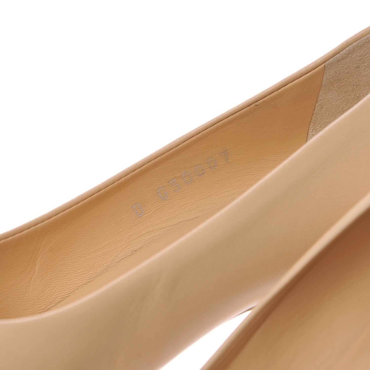 Chanel Calfskin CC Cap Toe Platform Chain Pumps 37 Beige Black 11 of 14