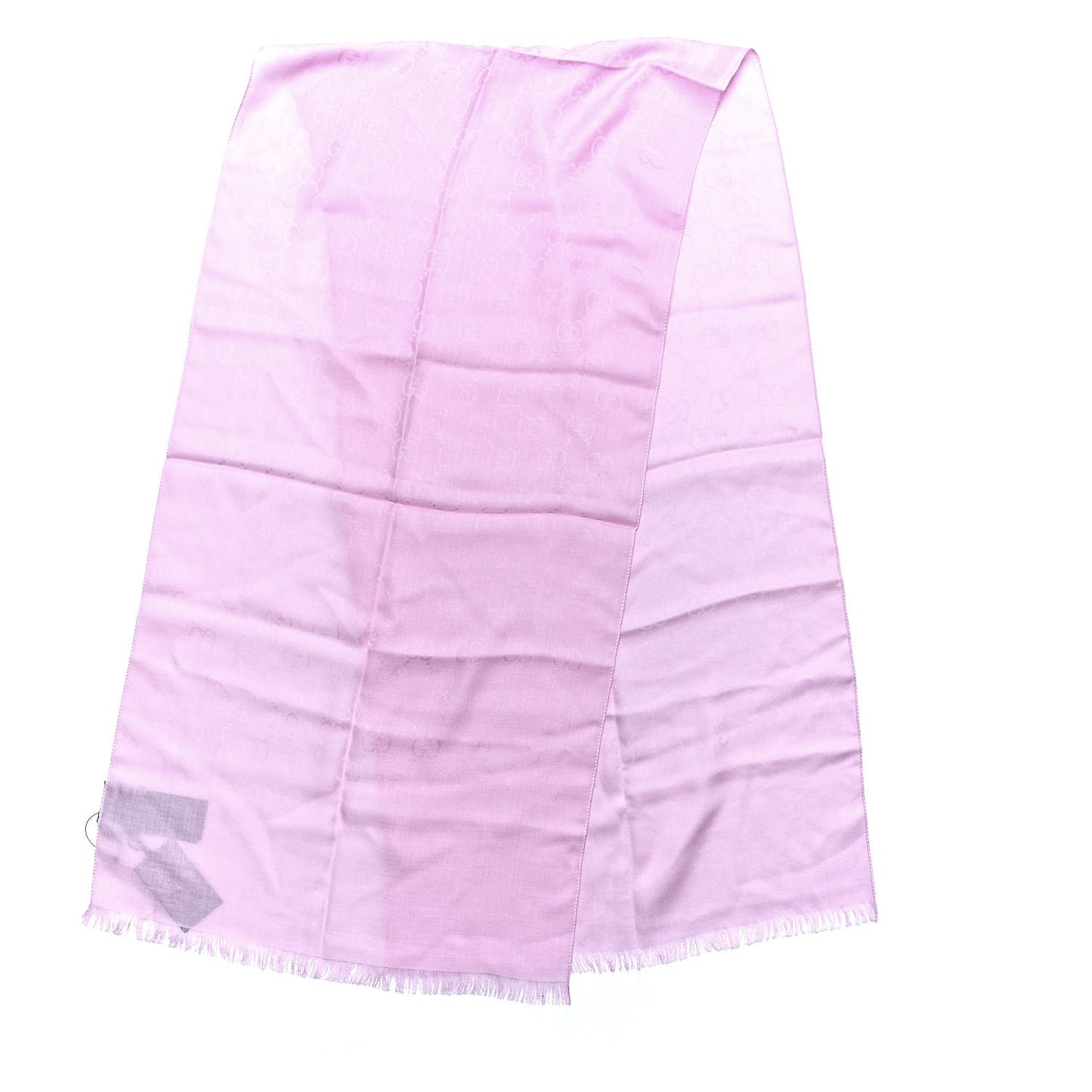 Wool Silk GG Monogram GGNat Scarf Rose