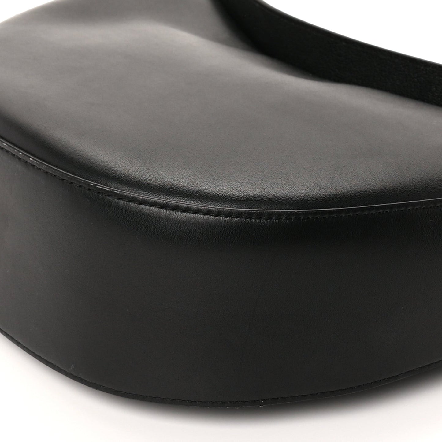 Satin Calfskin Jacquard Luna Bag  Black