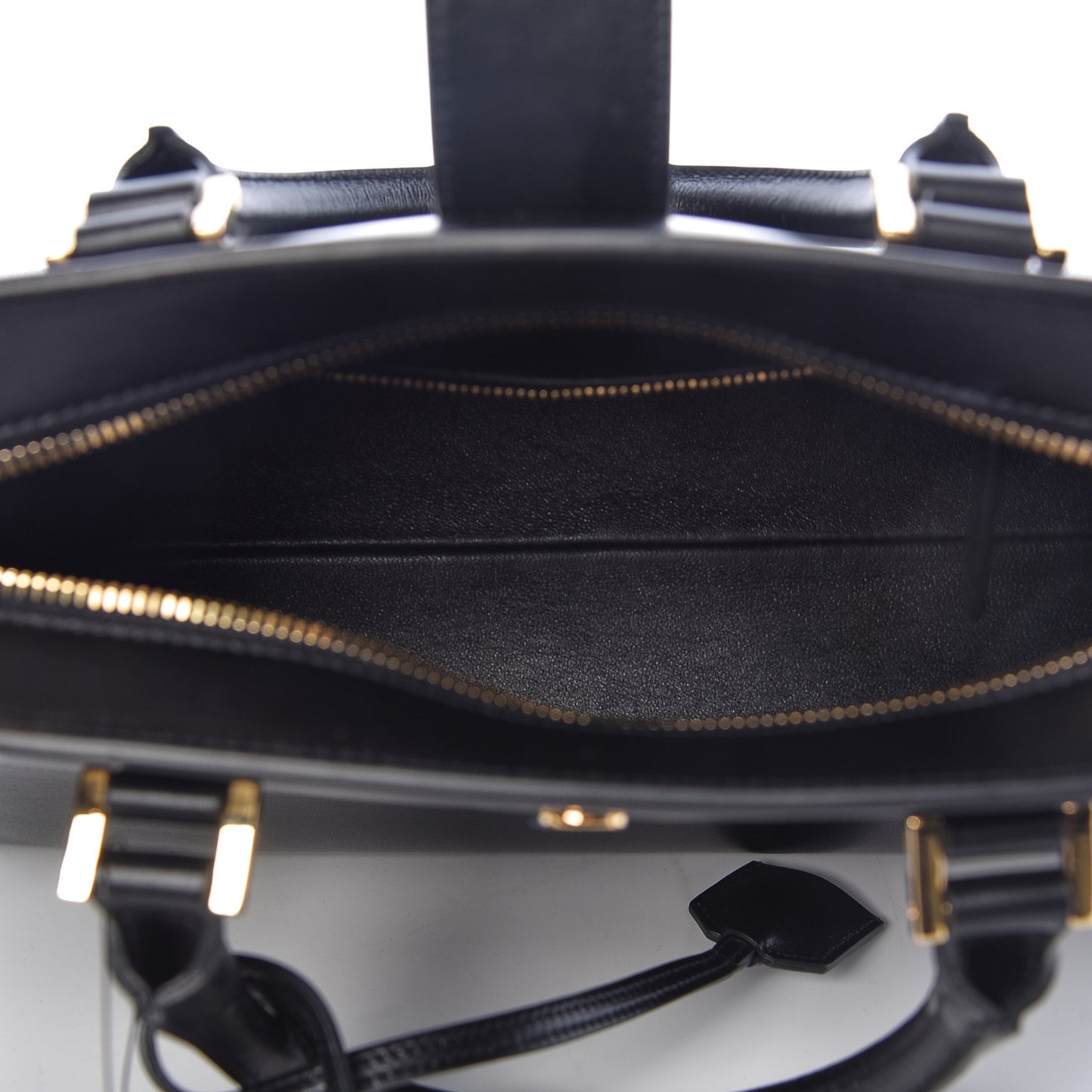 Calfskin Small Monogram Cabas Black