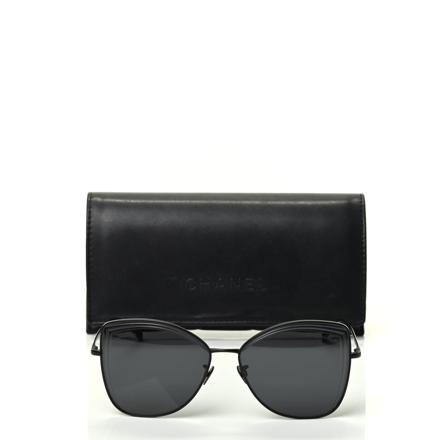 Chanel Metal Butterfly Sunglasses 4253 Black 6 of 6
