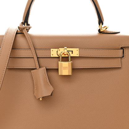 Hermes Epsom Kelly Sellier 25 Chai 8 of 14