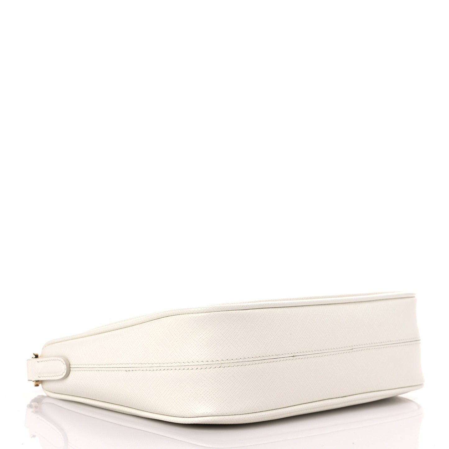 Saffiano Lux Mini Re-Edition Shoulder Bag White