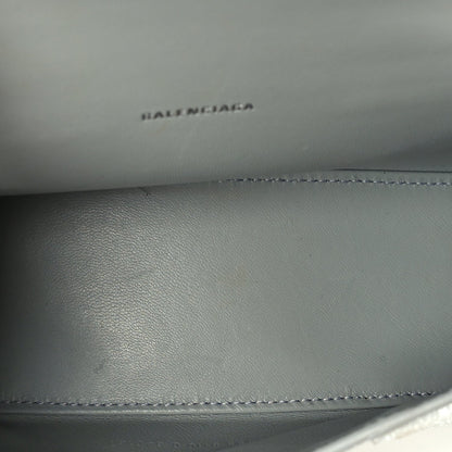 Balenciaga Glitter Fabric Hourglass Top Handle Bag XS  Grey 4 of 8