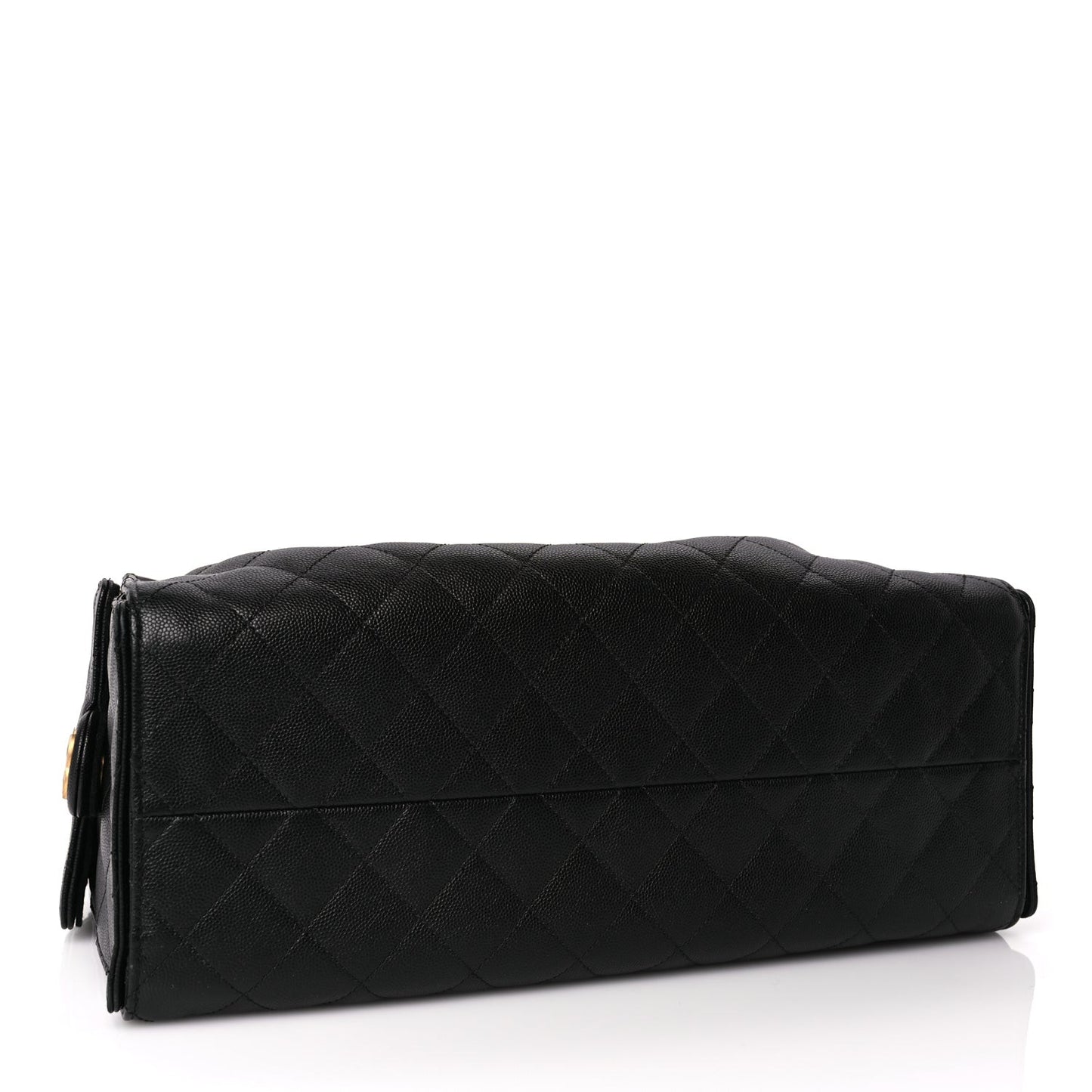 Caviar Quilted Large  25 Handbag Black