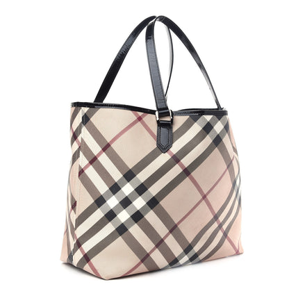 Burberry Nova Check Large Nickie Tote Black 3 of 10