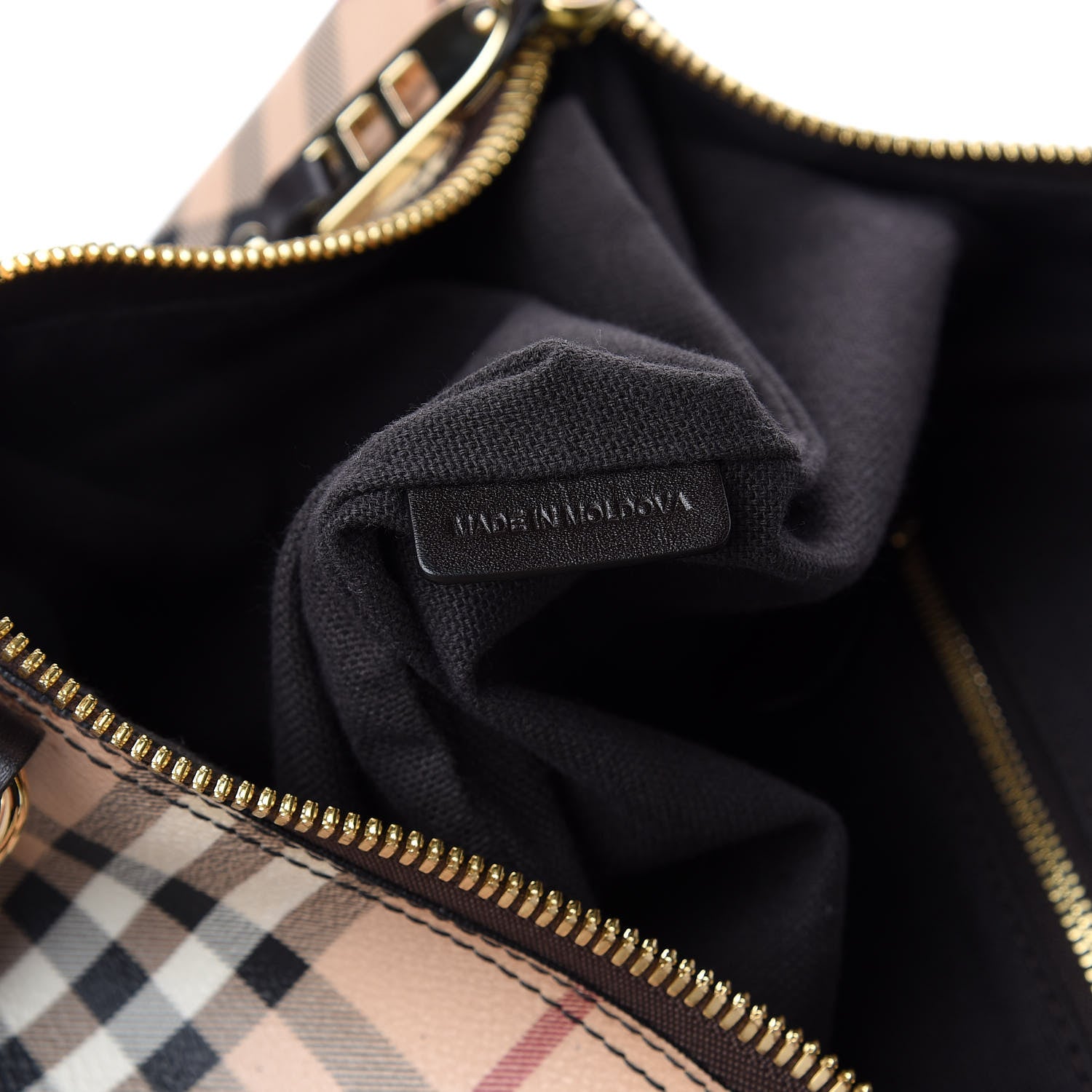 Burberry Haymarket Check Medium Salisbury Tote Chocolate 9 of 11