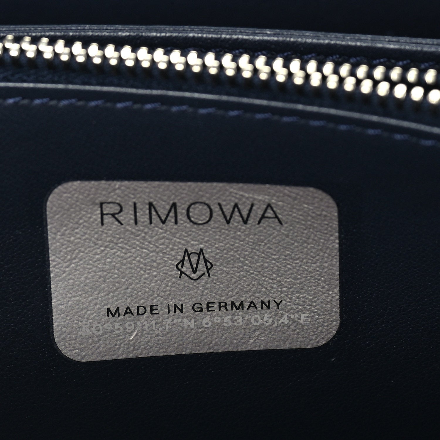 Christian Dior X RIMOWA Aluminum Personal Clutch On Strap  Bleu 5 of 8