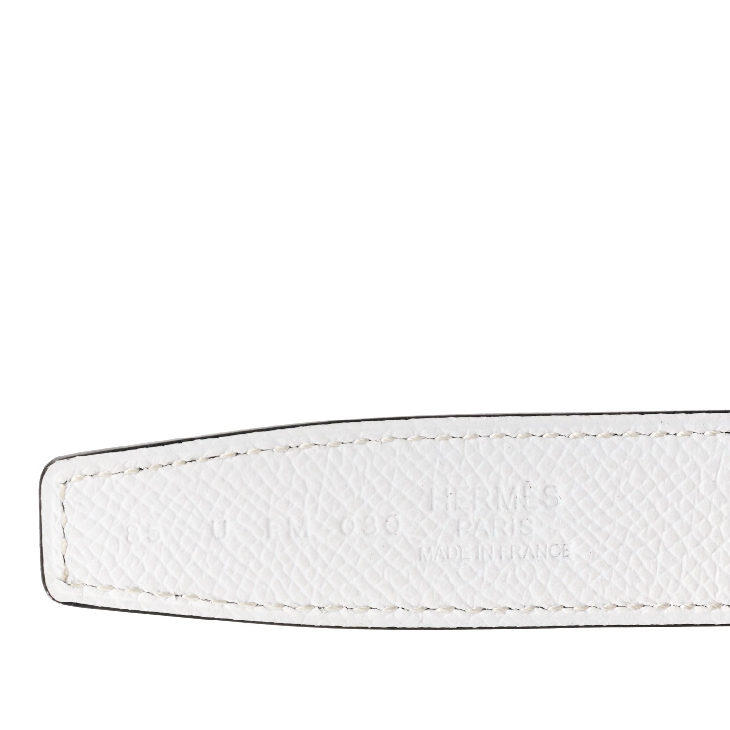 Hermes Epsom Swift 24mm Mini H Belt 85 34 Etoupe White 3 of 7