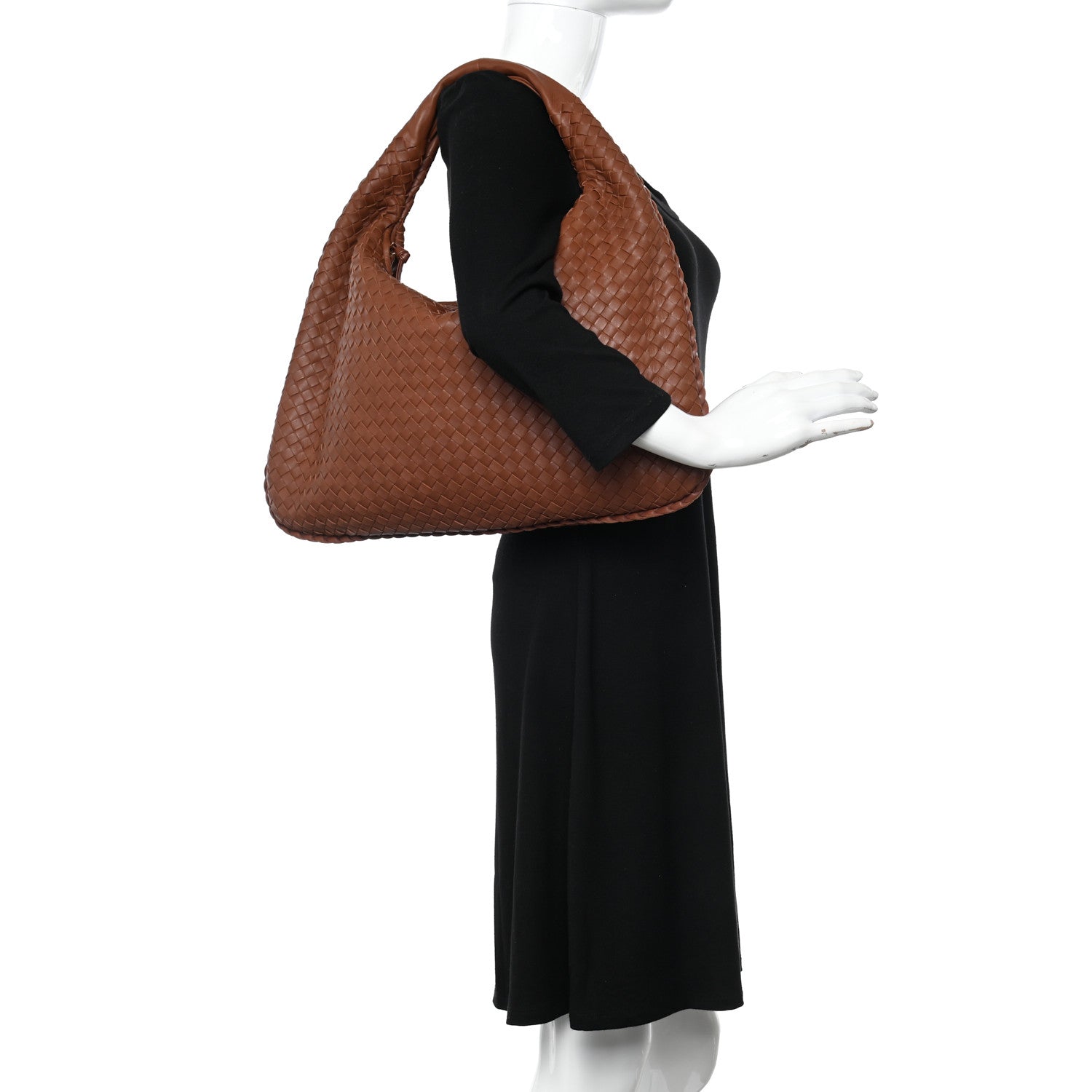 Bottega Veneta Nappa Intrecciato Medium Veneta Hobo Tea 2 of 11