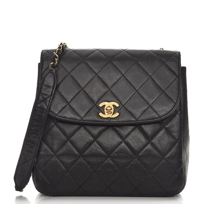 Chanel Caviar Quilted Medium Flap Shoulder Bag Black 1 of 9