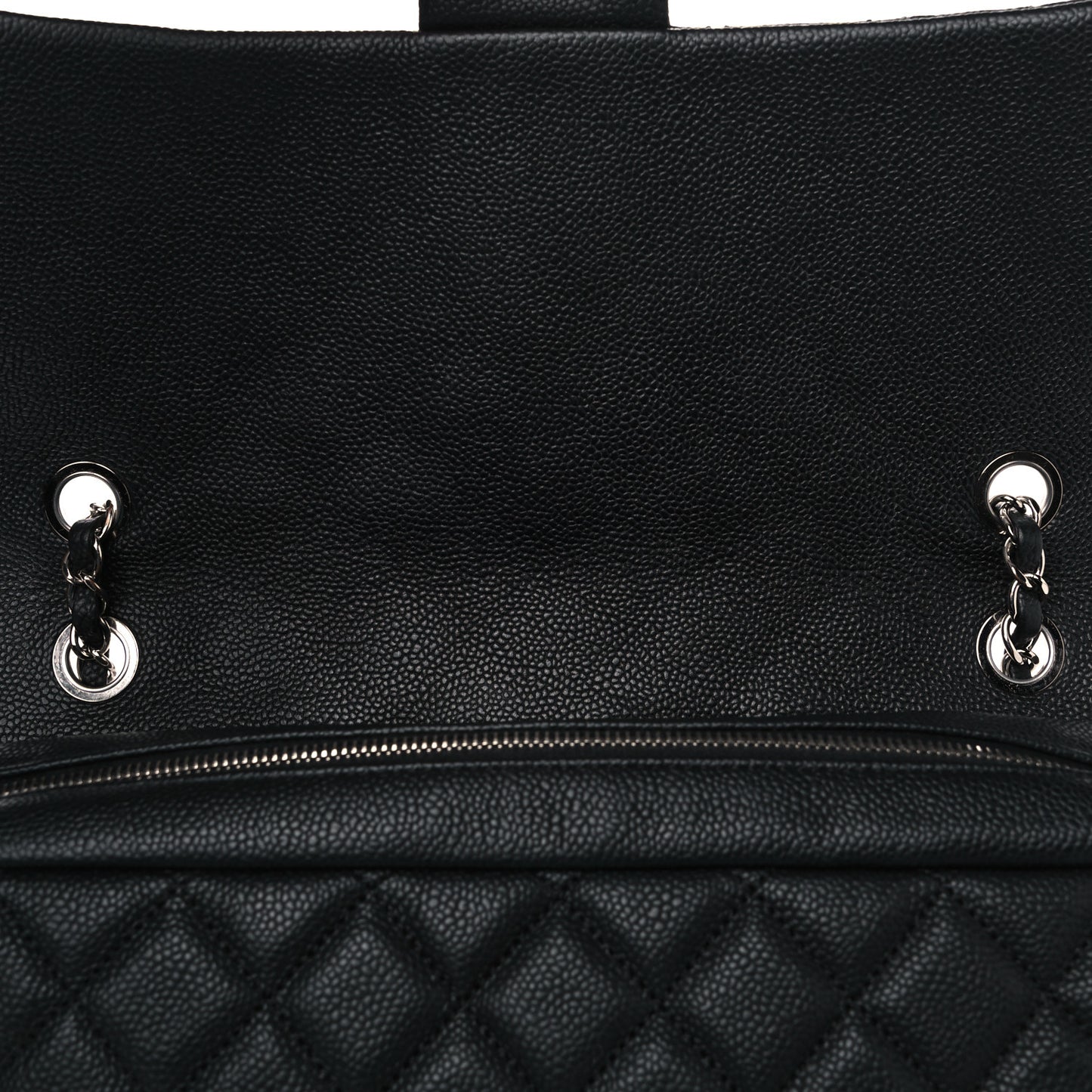 Caviar Quilted Jumbo Easy Flap Black