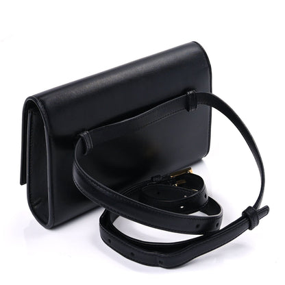 Saint Laurent Smooth Calfskin Monogram Kate Belt Bag  Black 2 of 7