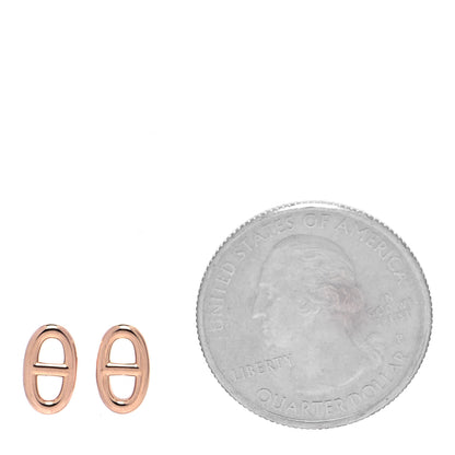 Hermes 18K Rose Gold TPM Farandole Stud Earrings 2 of 5