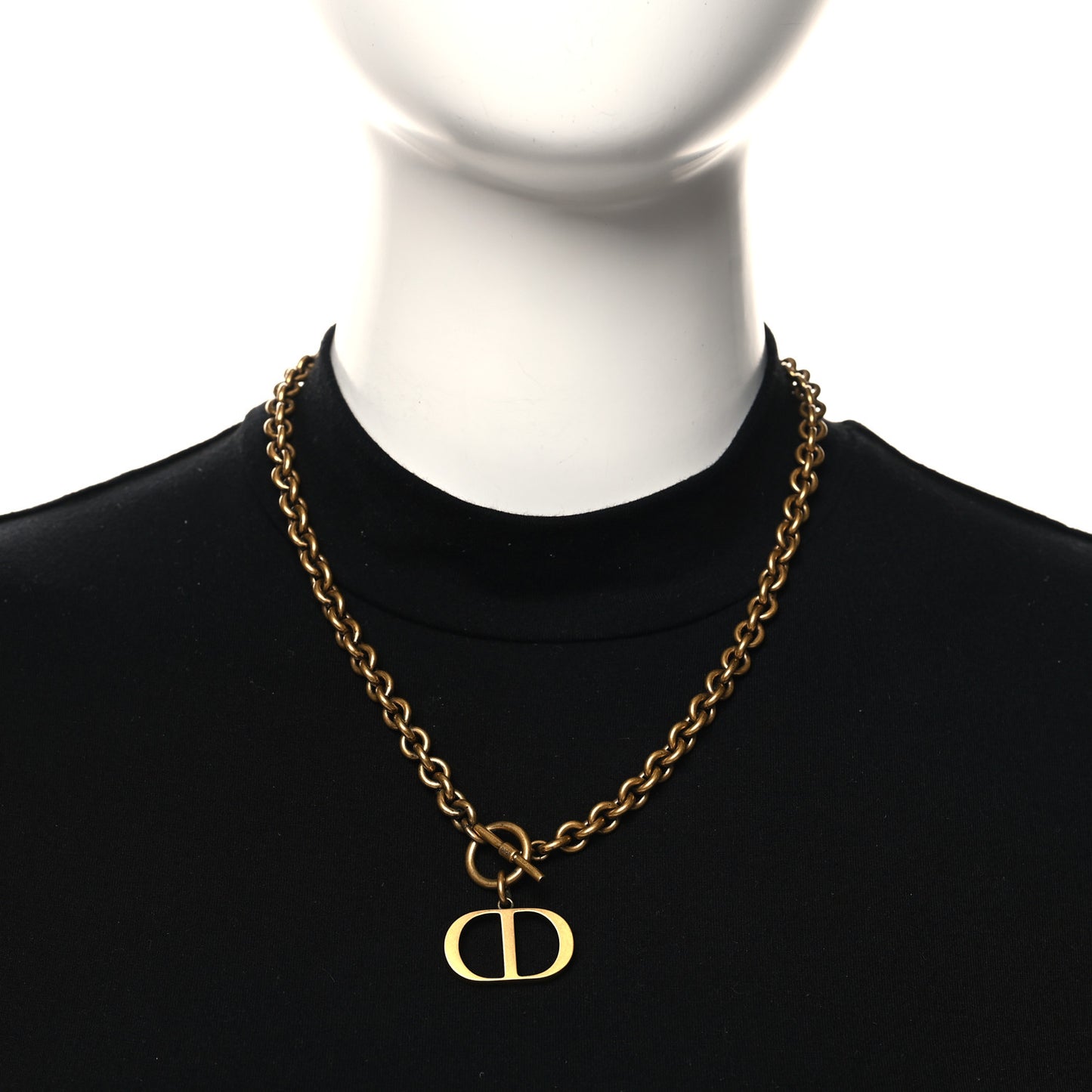 Metal 30 Montaigne Necklace Aged Gold