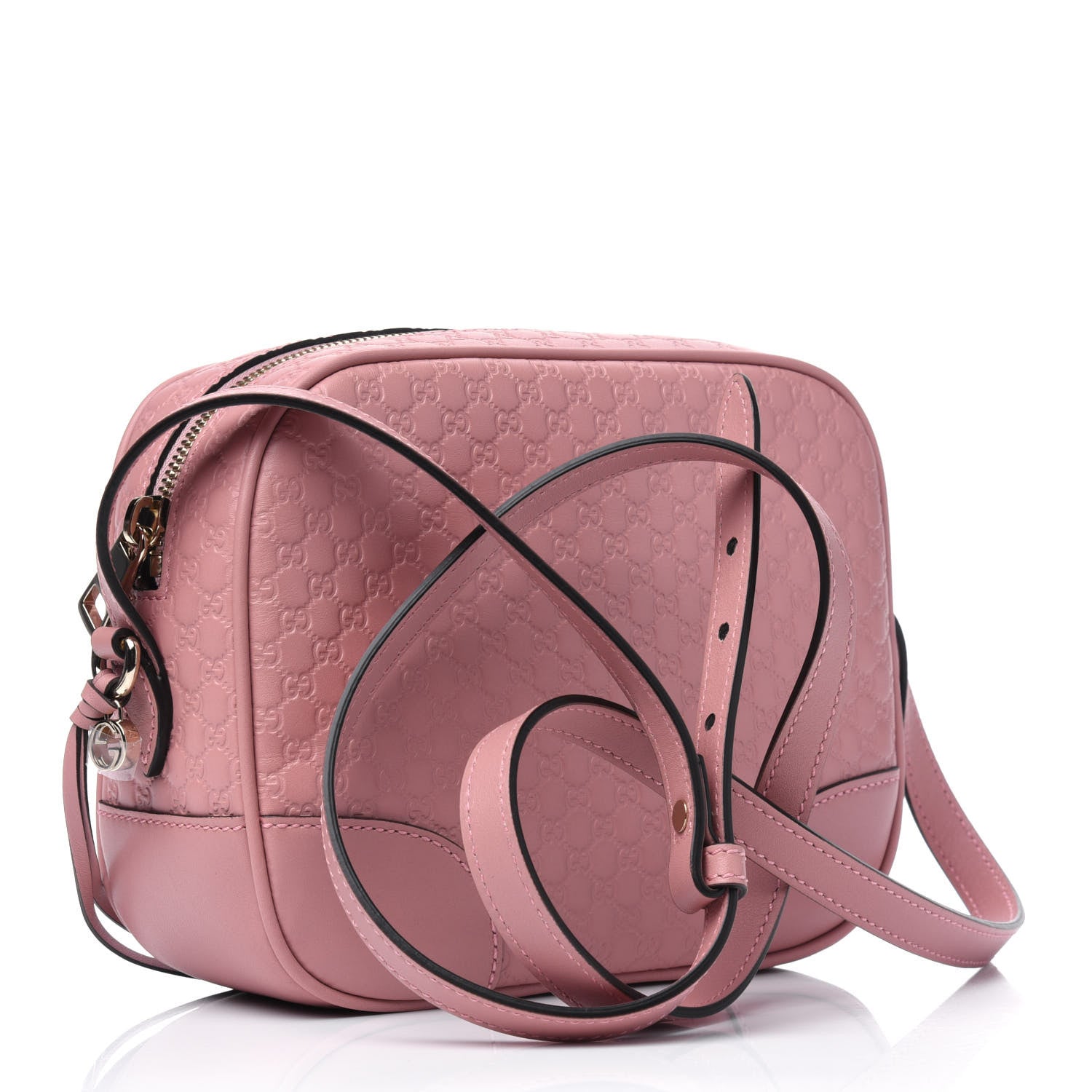 Gucci Soft Microguccissima Mini Bree Messenger Bag Soft Pink 2 of 10