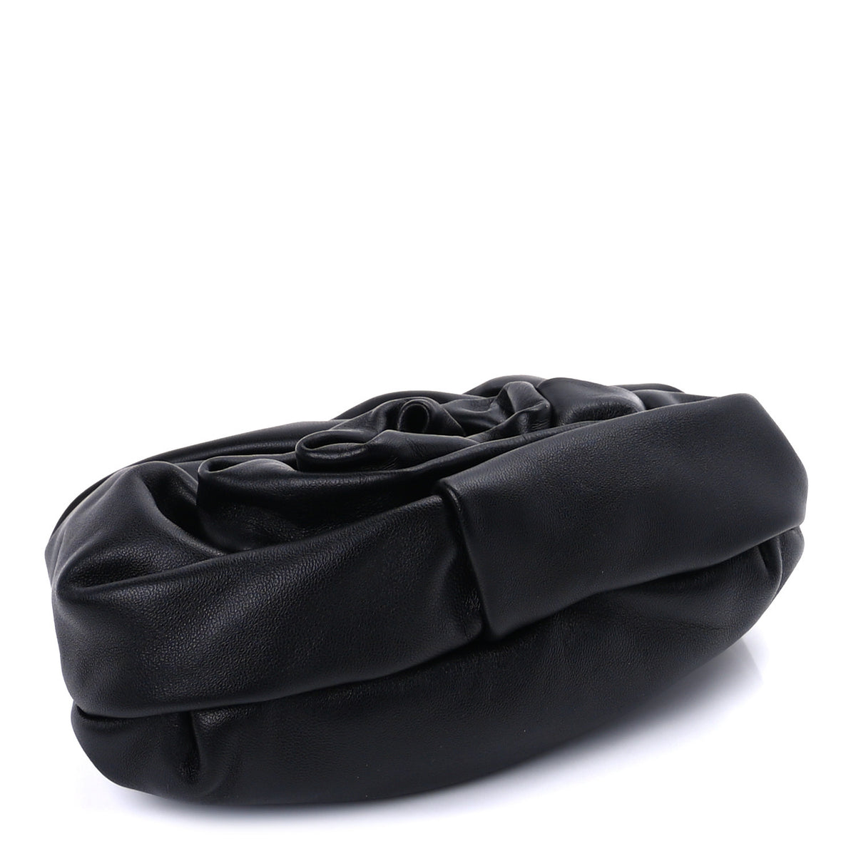 Burberry Smooth Calfskin Rose Clutch Black 3 of 7
