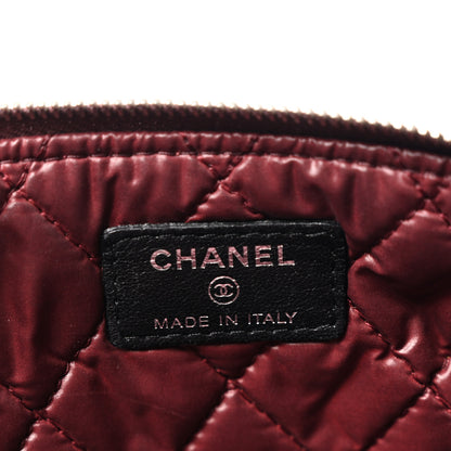 Chanel Lambskin Quilted Cosmetic Pouch Black 6 of 8