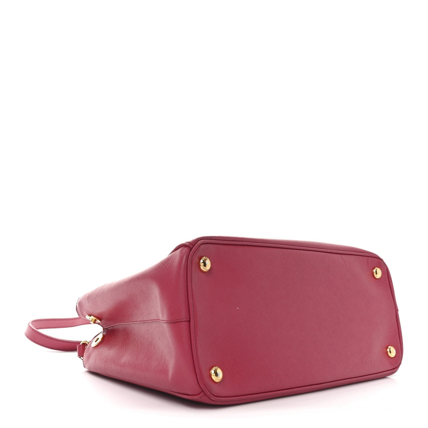 Prada Saffiano Small Galleria Double Zip Tote Peonia 4 of 7