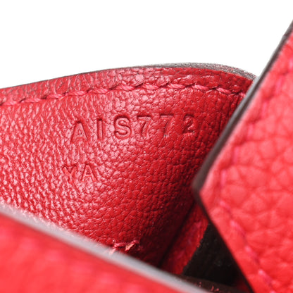 Hermes Togo Horseshoe Birkin 35 Rouge Casaque 9 of 11