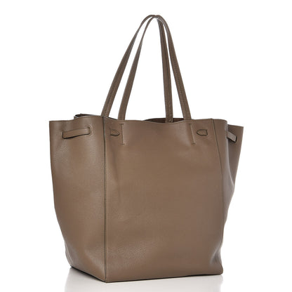 Celine Soft Grained Calfskin Medium Belt Cabas Phantom Taupe 3 of 9